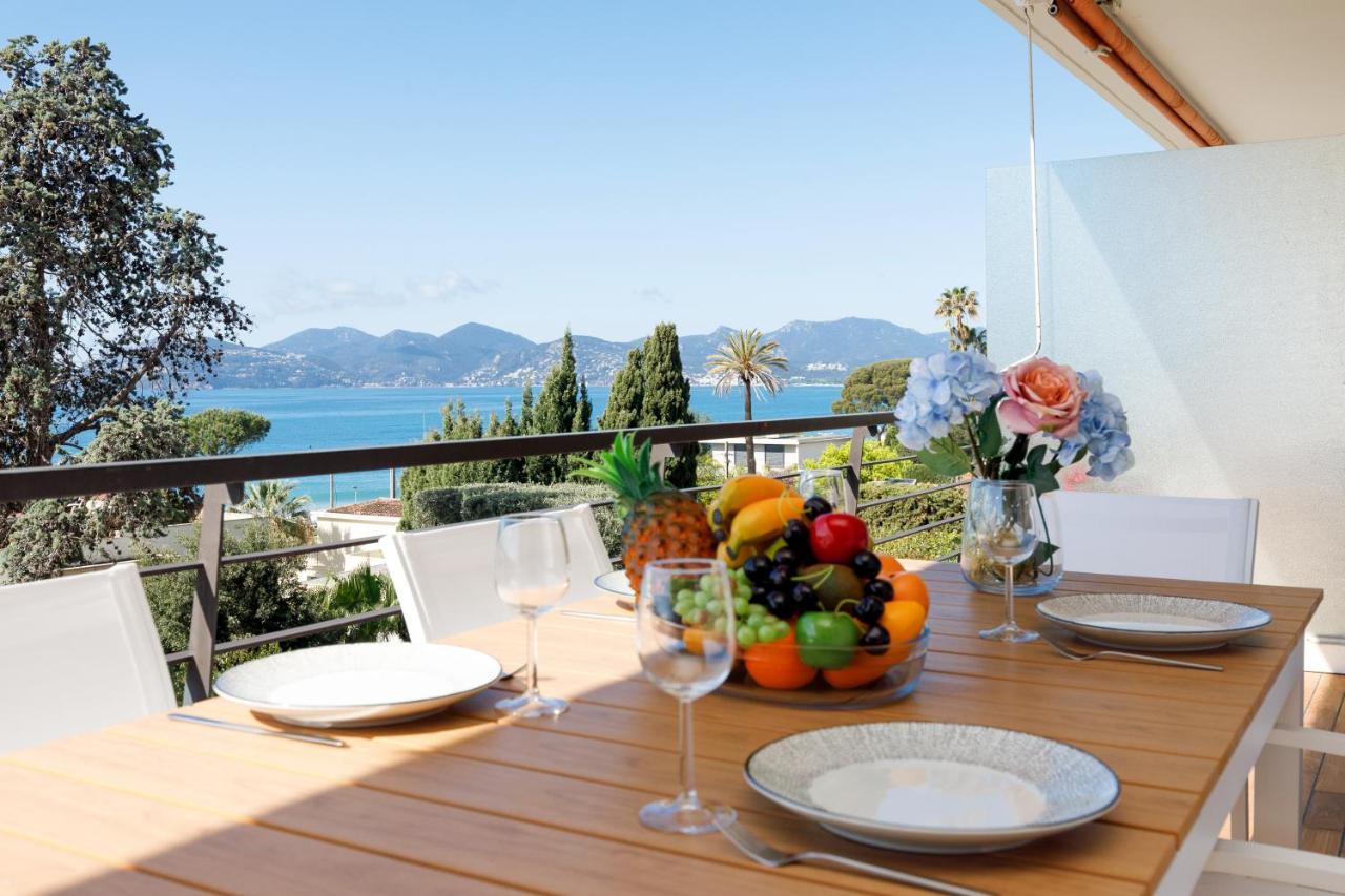 Suite Riviera - Sea View - Clim - 50M Plage - Residence De Standing - Spacieux 180 M2 - Parking Канни Екстер'єр фото